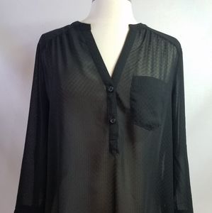 Maurice's  Sheer Dress Blouse